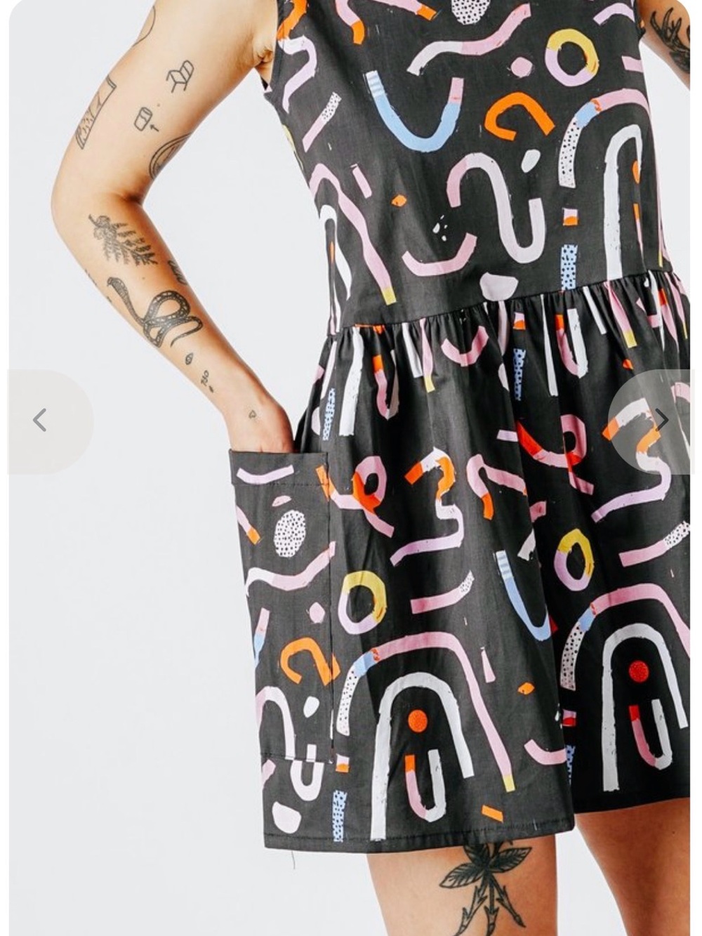 Nooworks Big Pocket Dress in Candy - Picture 2 of 6